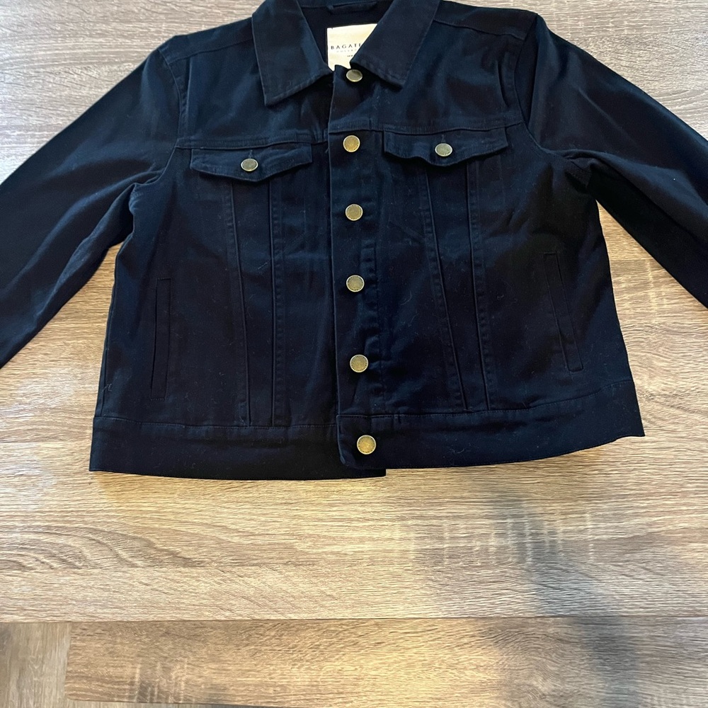 Bagatelle Black Jean Jacket